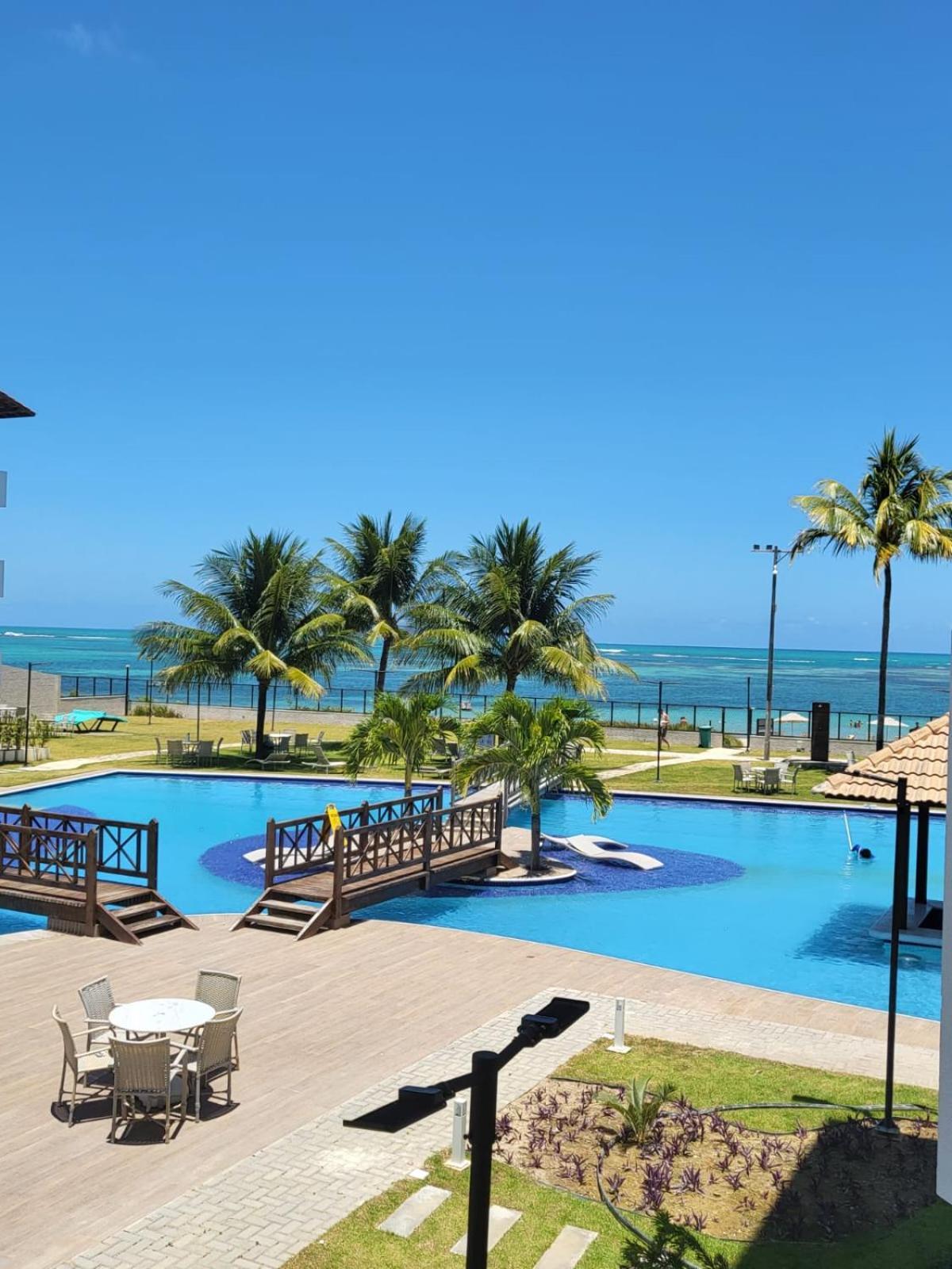 Apartamento Flat fantástico na Beira Mar em Tamandaré Exterior foto